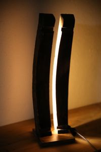 Led Leuchte aus Fassdaube ca. 48 cm hoch